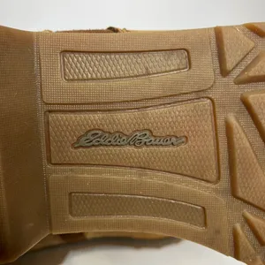 Eddie Bauer cognac leather boots women's size 11 casual cottagecore‎ neutral thumbnail 8
