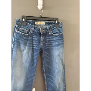 BKE Sabrina‎ Bootcut Jeans Womens 28 Tall Medium Wash Low Rise Denim Buckle thumbnail 3
