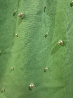 Peach Love California Pearl Detail Terry Cloth Shorts thumbnail 7