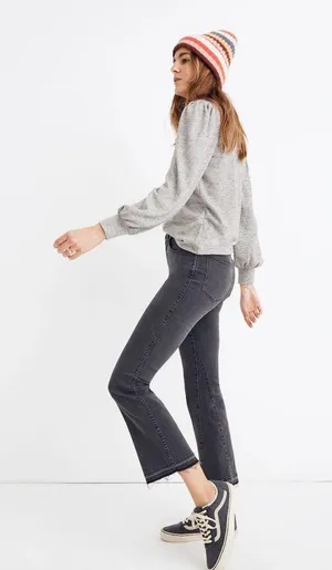 Madewell Cali Demi-Boot Jeans in Tobin Wash Size 28 thumbnail 2