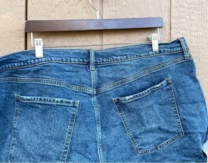 Old Navy Womens Shorts Blue Jean Denim Mid Rise Boyfriend Distress Plus Size 22 thumbnail 4