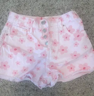 PacSun pink  jean shorts thumbnail 1