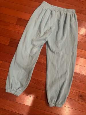 Nike Pastel Light Blue Pintuck Pleated Joggers Sweatpants NWOT Size Large thumbnail 5