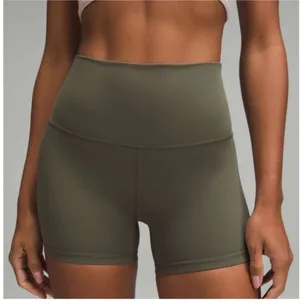 Lululemon Align High-Rise Short Army Green 4” Size 4 thumbnail 1