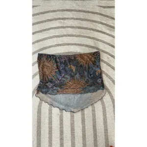 Romwe Whimsigoth Mesh Halter Top Beaded Sun Moon Print Boho Hippie Grunge Y2K Fest XL thumbnail 9