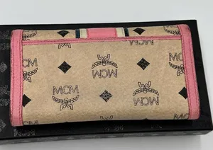 MCM MCM Multicolor Visetos Coated Canvas and Leather Long Trifold Wallet thumbnail 2