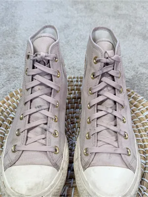Converse All Starts Women’s Chuck Taylor Seasonal Lift Platform Sneakers Pink 8 thumbnail 3