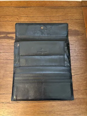 Vintage Leather Clutch Wallet with Insert thumbnail 4