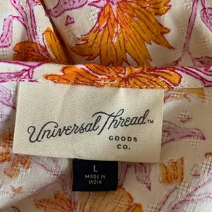 Universal Thread Goods Co. Floral‎ Babydoll Top Size Large thumbnail 2