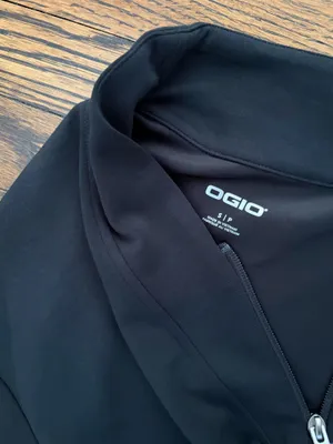 OGIO Women's Transcend Quarter Zip | Black, Size Small thumbnail 3