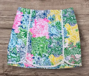 Lilly Pulitzer Patty Skort in the "Cheek to Cheek" print thumbnail 1