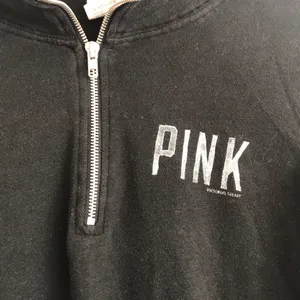 VS Pink Black Quarter ZIP Pullover thumbnail 2