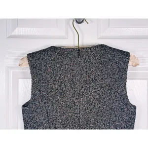 Derek Lam Silk Alpaca Tweed Peplum Top Womens 4 Gray Career Work Academia Office thumbnail 10