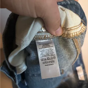 Ann Taylor LOFT Blue Denim High Rise Straight Jeans in Vintage Mid Indigo Wash thumbnail 4