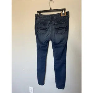 Abercrombie Fitch Skinny Stretch Blue Denim Jeans Size 6R 28 x 29 thumbnail 4