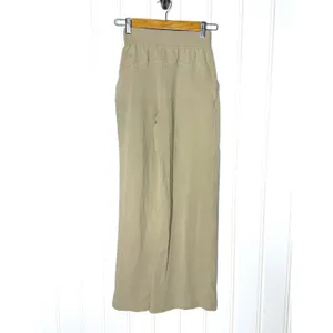 Lululemon LA Wide Leg Side Split HR Pant Trench Tan Beige Size 2 LW5DNSS thumbnail 5