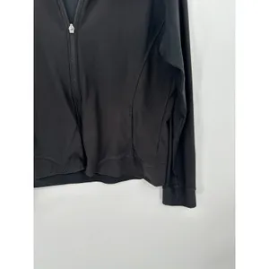 Nike‎ Fit Dry Black Full Zip Training Practice Jacket Womens Large HP8 thumbnail 3