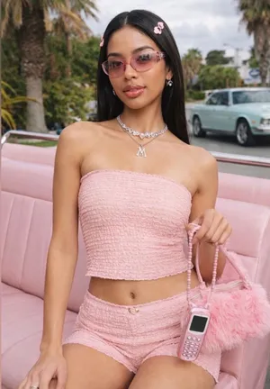 Show me your mumu Nicki matching set y2k thumbnail 1