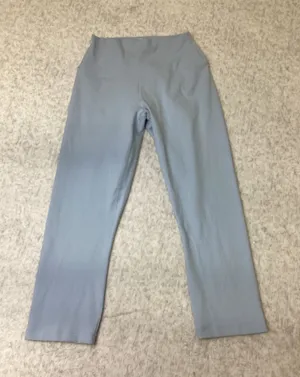 Nike One Dri-FIT Womens High Waisted Cropped Leggings Light Blue Small NWOT thumbnail 1