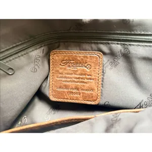 Womens Vintage Fossil Brown Pebbled Handbag Buckle Shoulder Bag Hobo Purse thumbnail 7