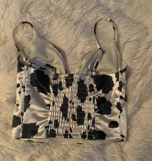 Cow Print Top Black Size XS thumbnail 2