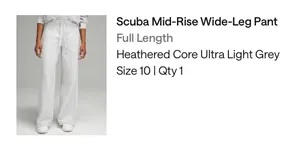 Lululemon Scuba Sweatpants Wide-Leg thumbnail 3
