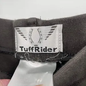TuffRider Women's Starter Pull-On Knee Patch Breeches Charcoal Gray‎ Size Small thumbnail 7