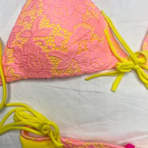 Victoria's Secret “Beach Sexy” Y2K laced coquette bikini - with tags! thumbnail 2