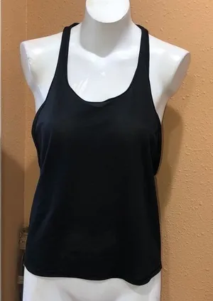 Victoria’s Secret black razor back tank top thumbnail 1