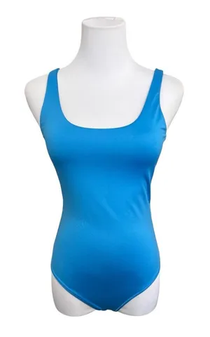 Abercrombie & Fitch Matte Seamless Square Neck Tank Top Bodysuit SMALL Colorfuul thumbnail 1
