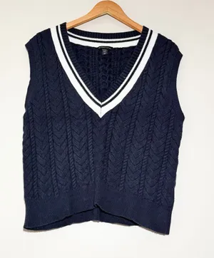 Beyond Yoga The Cable Knit Sweater Vest thumbnail 1