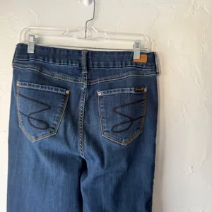 Seven7 Tummyless High Rise Skinny Jeans Dark Wash Women‎ Size 10 thumbnail 2