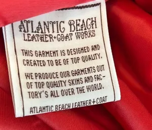 Oversized Vintage Leather Jacket Red Size M thumbnail 6