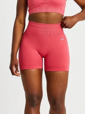 AYBL Balance V2 Seamless Shorts in Coral thumbnail 1