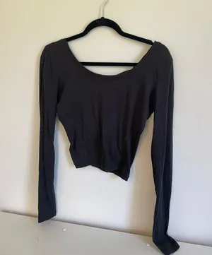 Lululemon Open Back Ribbed Long Sleeve Shirt thumbnail 6