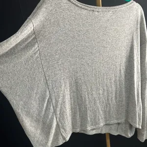 Athleta oversized grey blend tunic workout top yoga activewear XL thumbnail 4