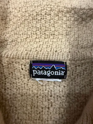 Patagonia Merino Sweater Coat XS Tan 100% Merino Wool Style 50460 thumbnail 4