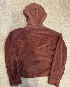 American Eagle Pink Corduroy Jacket thumbnail 2
