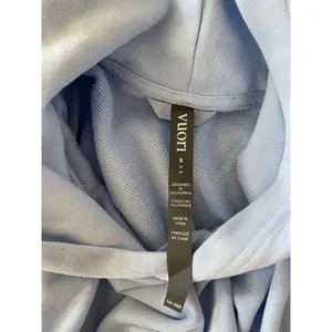 VUORI Sedona Crop Hoodie in Crystal Blue Size Small thumbnail 8