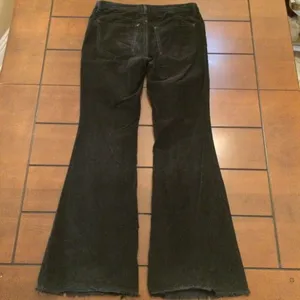 Free People we the free corduroy flare pants 27 black raw hem thumbnail 7