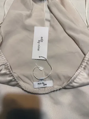SIO Boutique Bead Neck Top Silver thumbnail 4