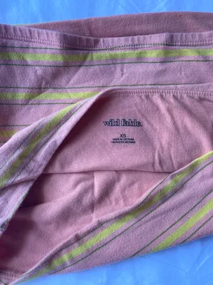 Wild Fable Pink Striped Tube Top thumbnail 3