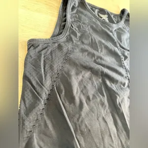 Athleta Foothill Tank top split back Black medium thumbnail 9