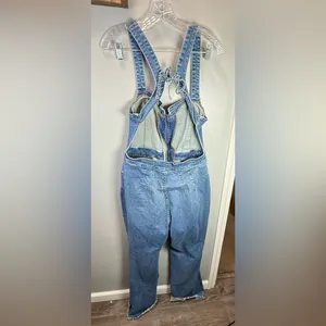 Free People Women's CRVY 2nd Ave One‎ Piece Denim Jumpsuit Size 14 thumbnail 3