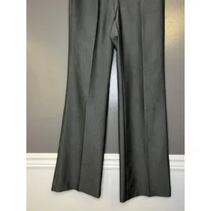 Express Pants Womens 4 Gray Herringbone Bootcut Editor Dress Work Office thumbnail 3