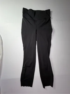 lululemon base pace crop Black High-Rise Performance Leggings est sz 6 see msmts thumbnail 2