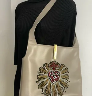 GUCCI Vintage Leather Shoulder bag Customized W/ D thumbnail 3