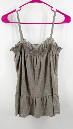 Amadi Tank Top SZ Small Wyatt NEW Boho Fairy Shimmer Anthropologie Smock Cami thumbnail 1