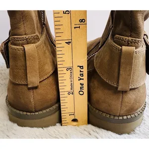Gentle‎ Souls by Kenneth Cole Women's Buckled Up Moto Boot Size 7M Tan Brown thumbnail 6