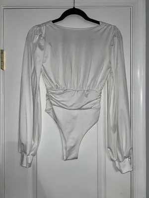 FashioNova White Bodysuit thumbnail 3